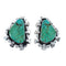 Native American Sterling Silver Turquoise Post Earrings AX128160